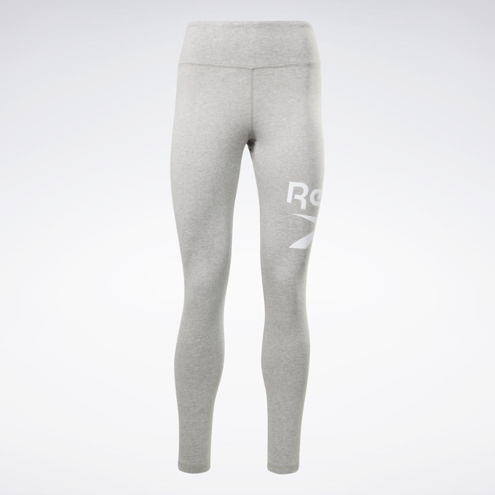 Reebok Apparel Women Reebok Identity Logo Leggings MGREYH/WHITE/WHITE –  Reebok Canada