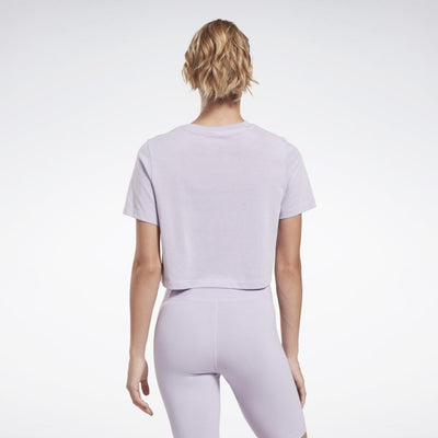 Reebok dri fit t shirt womens purple Clearance