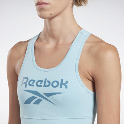Buy Reebok Womens Hero Medium Support Studio Strappy Padded Sports Bra  Horblu