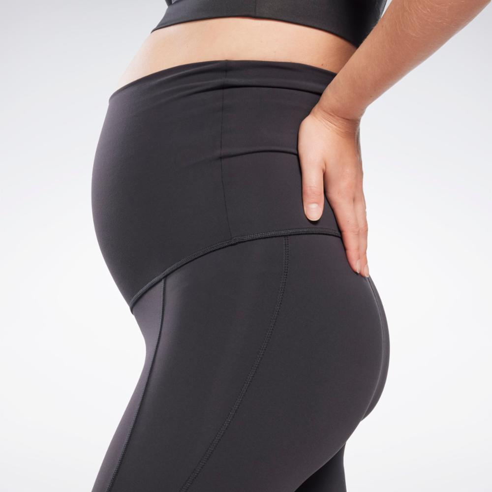 Reebok Apparel Women Reebok Lux Maternity Leggings BLACK