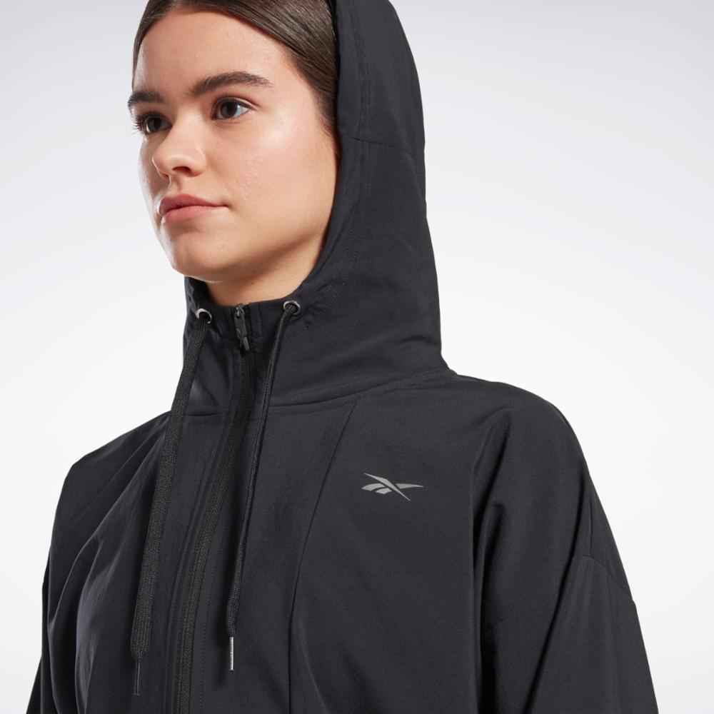 Reebok Apparel Women Running Woven Jacket NGHBLK – Reebok Canada