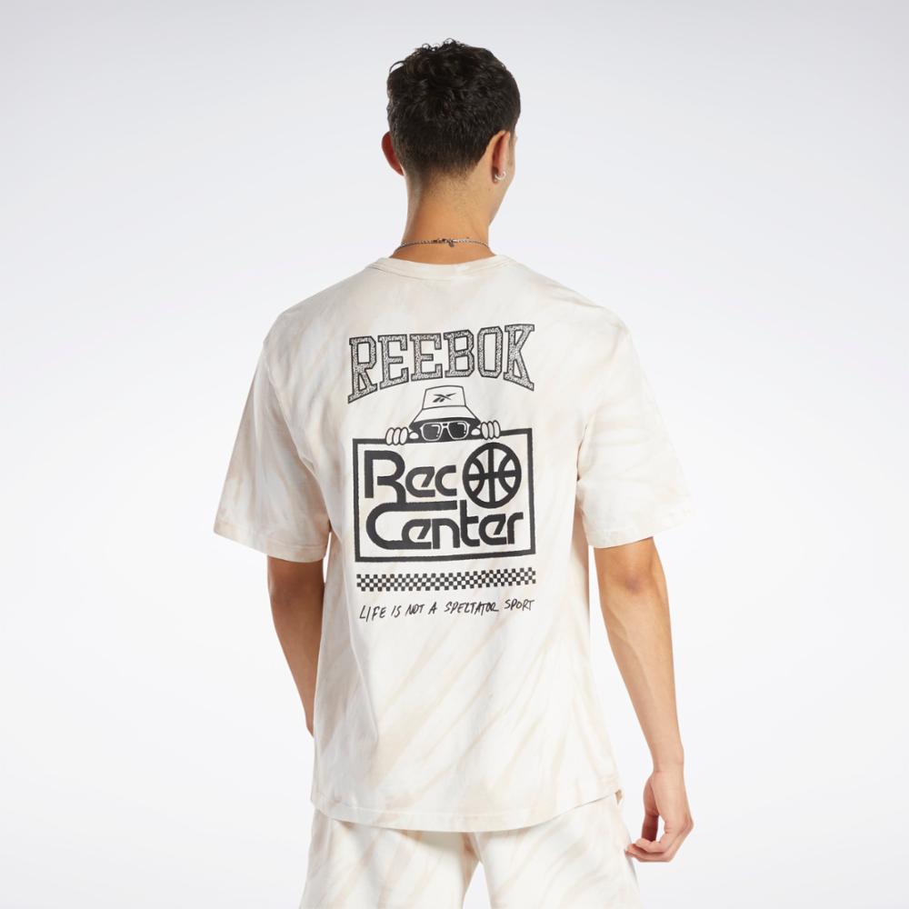 Reebok Apparel Men Classics Block Party T-Shirt CHALK