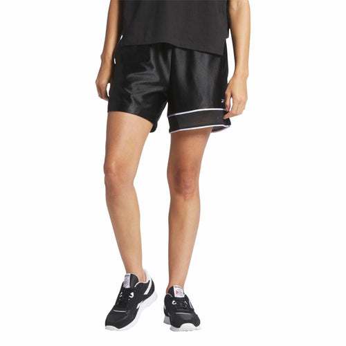 Reebok Apparel Women Reebok Classics Basketball Shorts BLACK