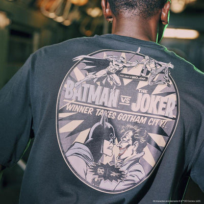 Reebok Apparel Men DC X REEBOK BATMAN™ VS. THE JOKER™ T-SHIRT PURGRY