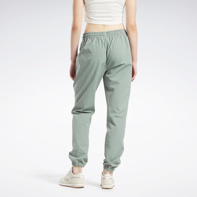 Reebok Womens Branded Capri Compression Athletic Pants, Green, X