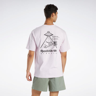 Reebok Apparel Men Classics Skateboard T-Shirt PIXPNK