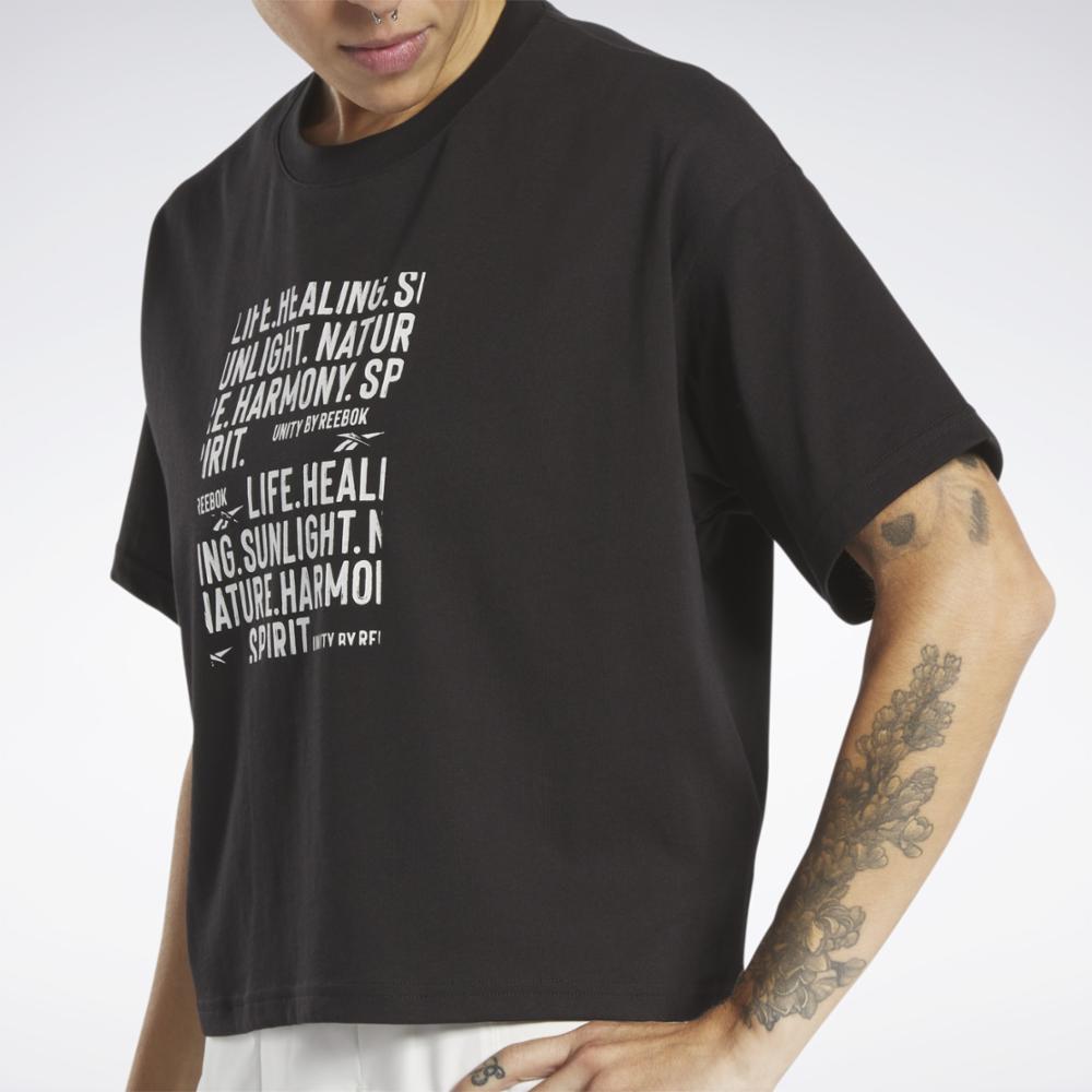 Reebok Apparel Men Unity Graphic T-Shirt BLACK