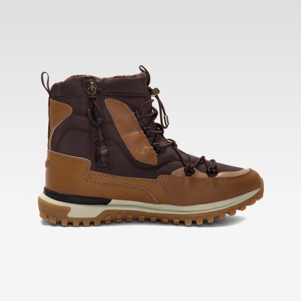 Mens winter boots clearance brown