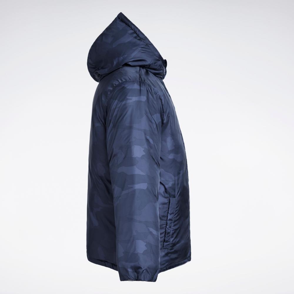 Reebok Apparel Men Classic Hooded Puffer Jacket BLACK – Reebok Canada