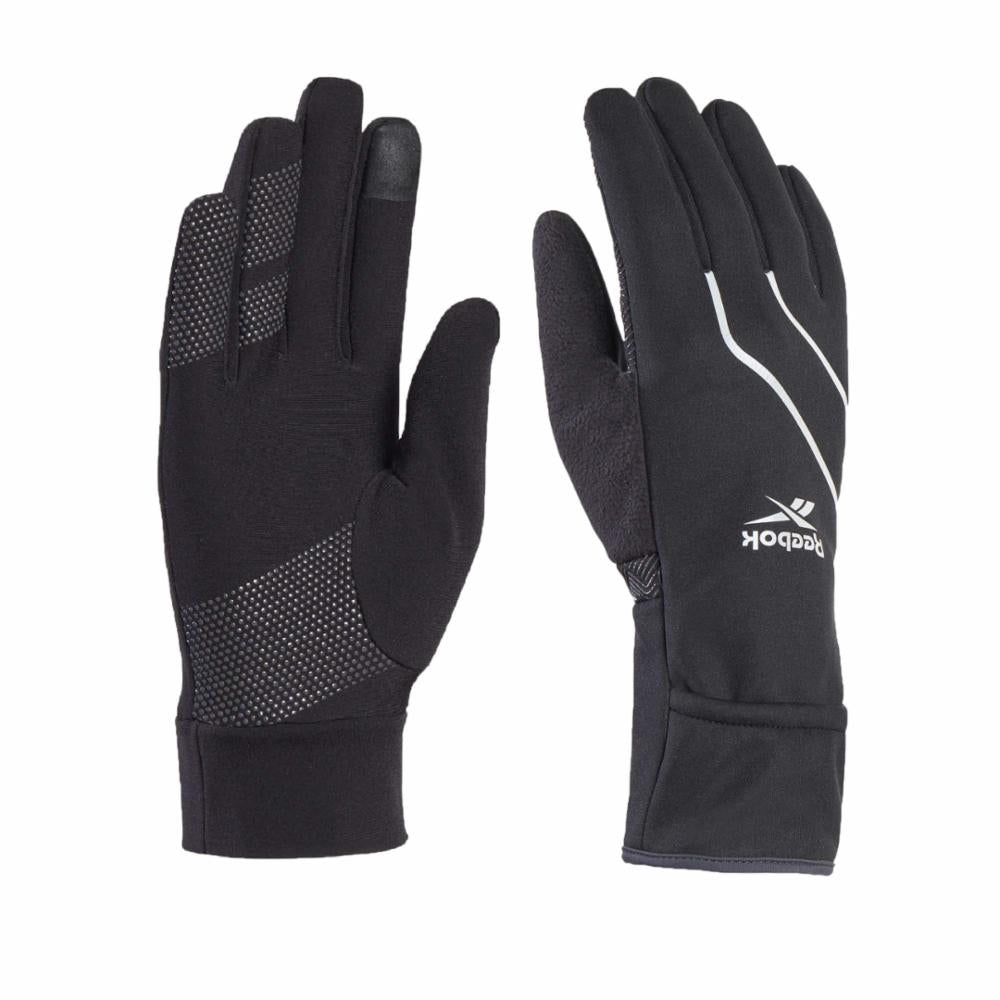 Reebok Apparel Men Performance Touch Screen Gloves Unisex BLACK